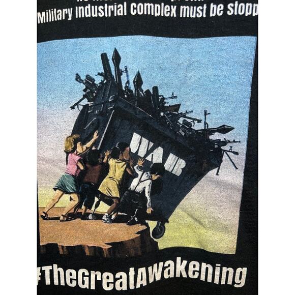 The Great Awakening Shirt Children Of This Planet Ready For Peace Tee Large - Picture 6 of 8